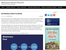 Tablet Screenshot of missionalchurchnetwork.com